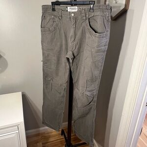 Men’s Mountain Khaki 40x34 Classic Fit Khaki Cargo Pants Outdoor Workwear